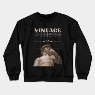 Vintage Roman Statue Crewneck Sweatshirt